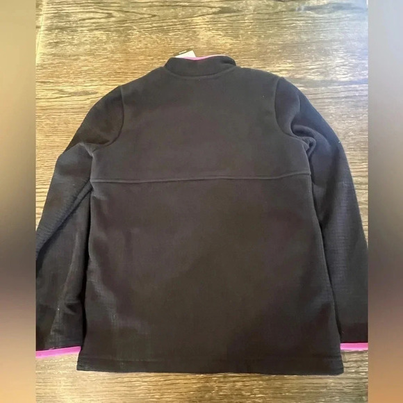 Lands' End Girl's Grid Fleece Zip Up Jacket XL - Picture 5 of 5